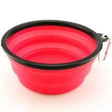 Load image into Gallery viewer, 1000ML Pet Bowl Folding Silicone Travel Dog Bowls Walking Portable Water Bowl For Small Medium Dogs Cat Bowls Pet Eating Dishes
