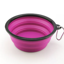 Load image into Gallery viewer, 1000ML Pet Bowl Folding Silicone Travel Dog Bowls Walking Portable Water Bowl For Small Medium Dogs Cat Bowls Pet Eating Dishes
