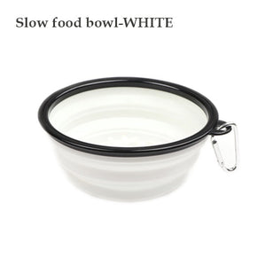 1000ML Pet Bowl Folding Silicone Travel Dog Bowls Walking Portable Water Bowl For Small Medium Dogs Cat Bowls Pet Eating Dishes