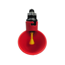 Load image into Gallery viewer, 4 pcs/lot Automatic Chicken Quail Drinker Chicken Waterer Bowl With Yellow Nipple Farm Poultry Drinking Water System
